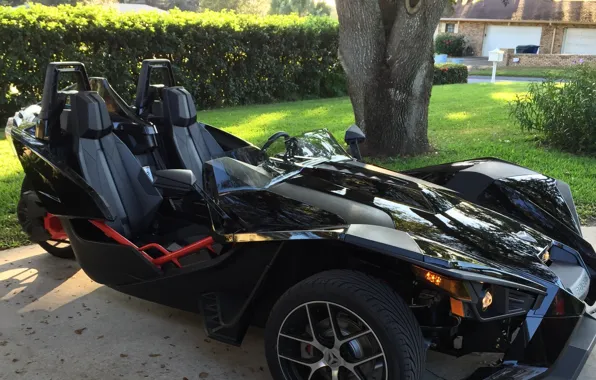 Beautiful, comfort, hi-tech, Polaris, Slingshot, technology, sporty, tricycle