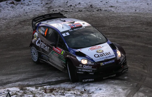 Ford, rally, wrc, fiesta, 2013, monte-carlo, M. Ostberg