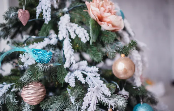 Decoration, balls, tree, New Year, Christmas, Christmas, balls, New Year