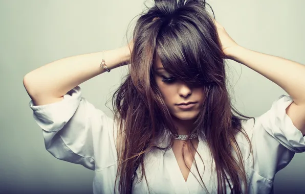 Girl, hair, beautiful, James Desauvage