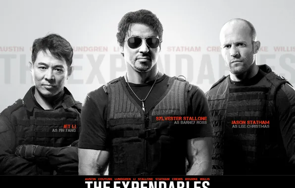 Picture The Expendables, the expendables, Stallone, Statham