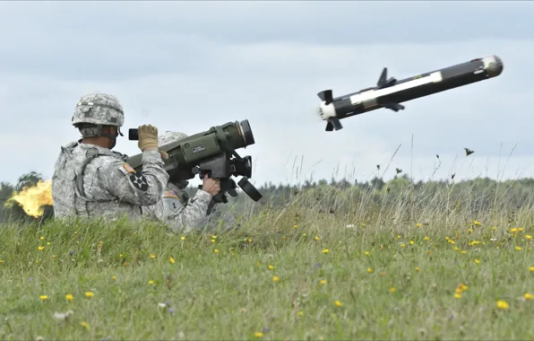 Weapons, soldiers, fire, USA, soldiers, volley, army, Weapon