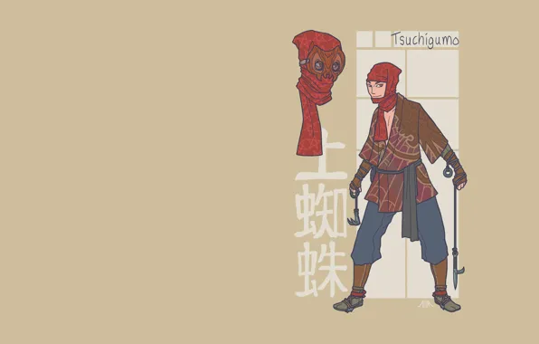 Spider-man, Japan, minimalism, styling, parody, ninja, spy, comics