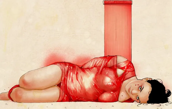 Red, BDSM, film