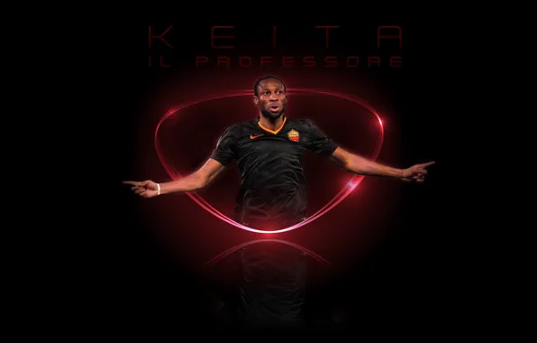 Wallpaper, sport, football, player, AS Roma, Seydou Keita, The Professor