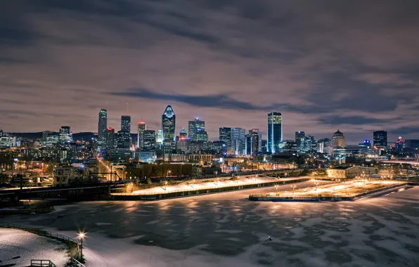 Night, Canada, Montreal