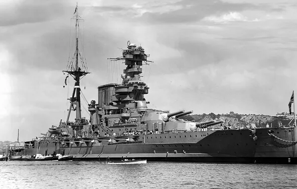 UK, battleship, The Royal Navy, The year 1930, HMS Barcham