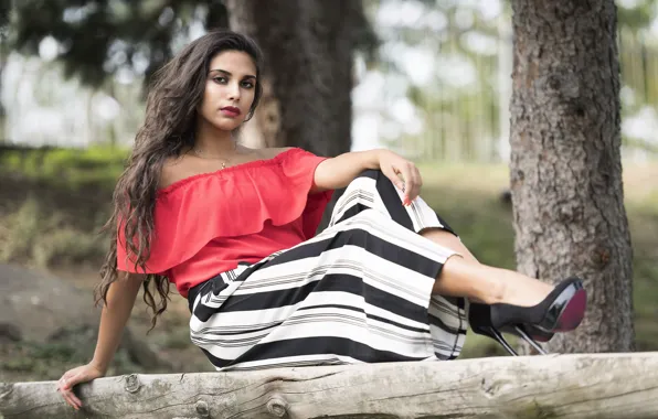 Summer, look, model, Joanna
