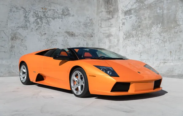 Supercar, Orange Car, Lamborghini Murcielago Roadster, Italian Car