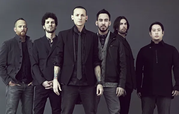 Picture Linkin Park, Mike Shinoda, Chester Bennington, Photo, Linkin Park, Phoenix, promo 2012, Joe Hahn