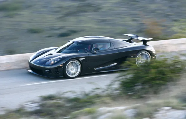 Picture road, speed, Koenigsegg, supercar, CCXR