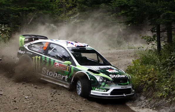 Wallpaper, Rally, ford focus, Stobart