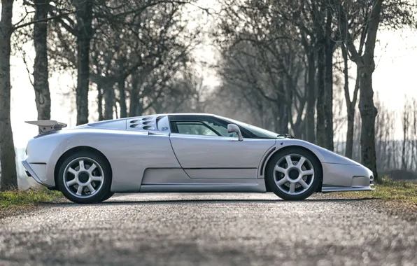 Bugatti, supercar, side view, Supersport, EB 110, Bugatti EB110 SS