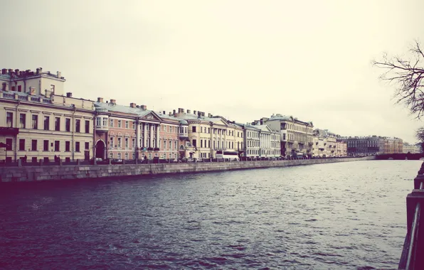 River, building, home, Peter, Saint Petersburg, channel, Russia, St. Petersburg
