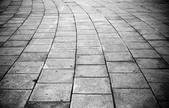 Tile, The cracks, The sidewalk