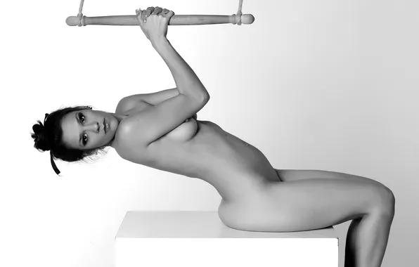 Erotic, ass, look, swing, hairstyle