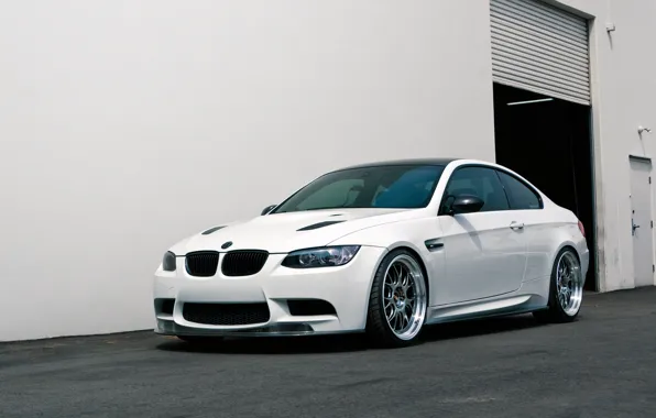 Picture BMW, Tuning, White, BMW, Drives, White, E92, Tuning