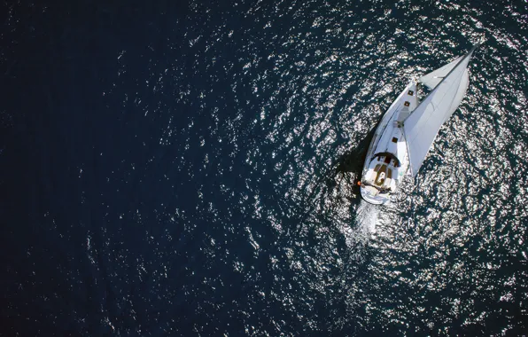 Sea, yacht, sail, Adriatica