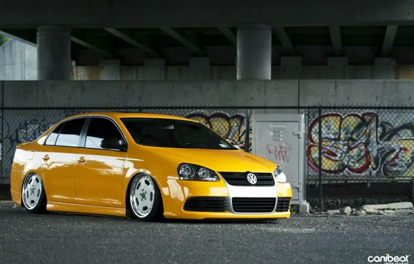 Yellow, jetta