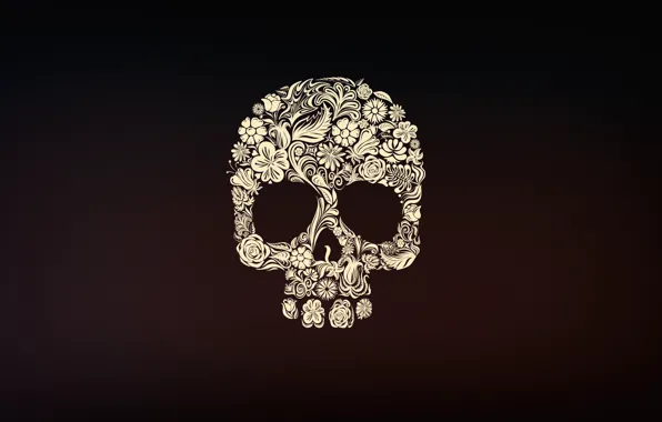 Picture Minimalism, Skull, Style, Background, Calavera, Day of the Dead, Day of the Dead, Sugar Skull