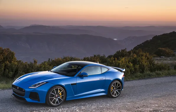 Jaguar, road, Coupe, F-Type, SVR