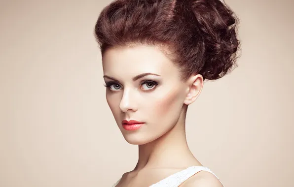 Girl, face, background, hair, beauty, glamour, hairstyle, beauty