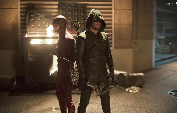 Picture flash, arrow, barry allen, oliver queen, flash and arrow