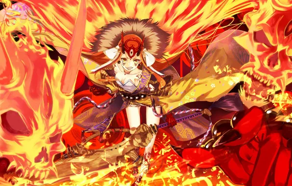 Girl, anime, art, Fate Grand Order, grand order