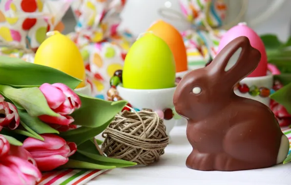 Holiday, eggs, Easter, chocolate Bunny