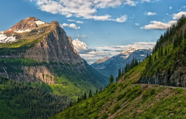 Picture clouds, beauty, mountains, nature, landscape
