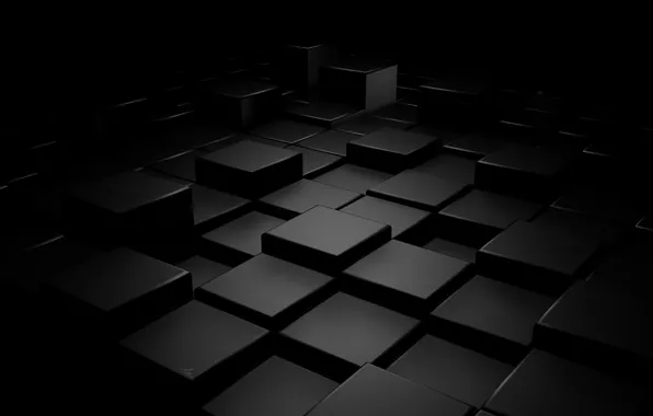 Abstraction, rendering, cubes, figure, 1920x1080, abstraction, cubes, figures