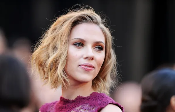 Look, face, pose, portrait, makeup, actress, Scarlett Johansson, singer