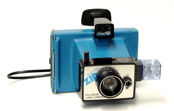 Picture background, the camera, Polaroid, Electric Zip, 1975-78