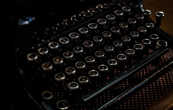 Machine, buttons, keys, keyboard, typewriter