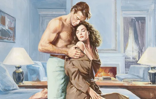 Picture figure, painting, Illustrator, Barnett Plotkin