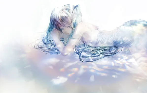 Glare, tenderness, vocaloid, hatsune miku, Vocaloid, Hatsune Miku, Ebisu Kana