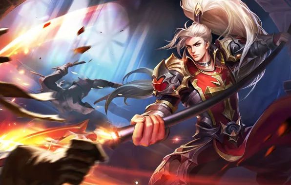 The game, tail, spear, King of Glory, The king of glory, guy.look