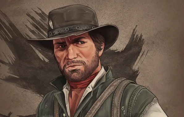 Hat, rockstar, cowboy, Red Dead Redemption 2, arthur morgan, rdr