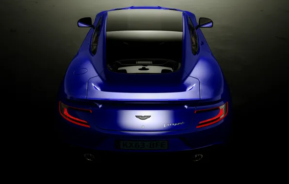 Aston Martin, rear view, Vanquish