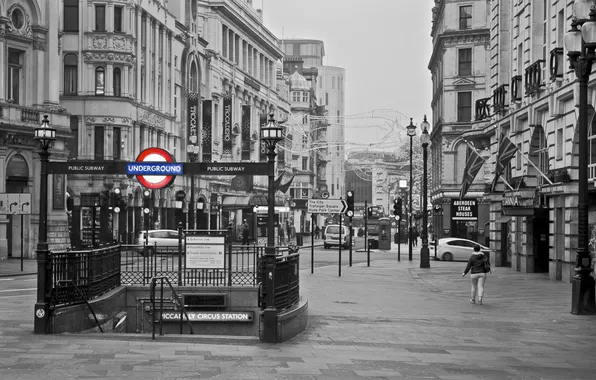 Picture metro, London, photo, photographer, entrance, subway, London, Jamie Frith