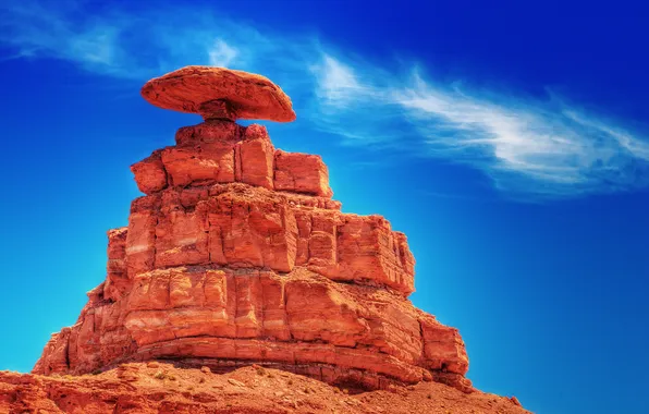 The sky, stones, rocks, cloud