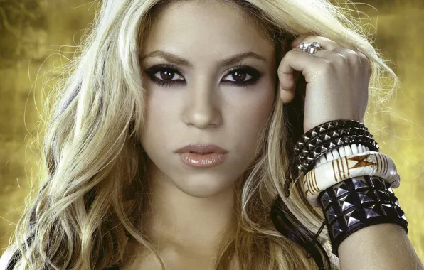 Picture look, face, model, singer, Shakira