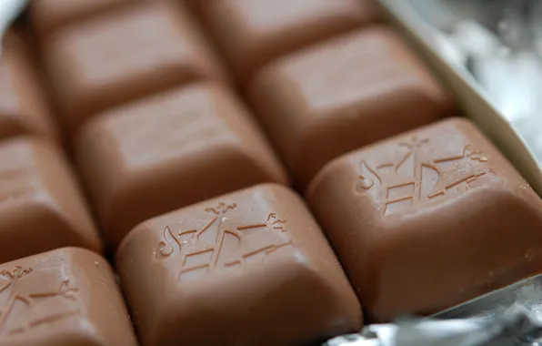 Macro, the sweetness, chocolate