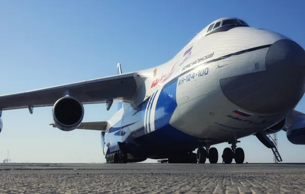 Picture The plane, Wings, Russia, Engines, Soviet, An-124, Ruslan, Antonov