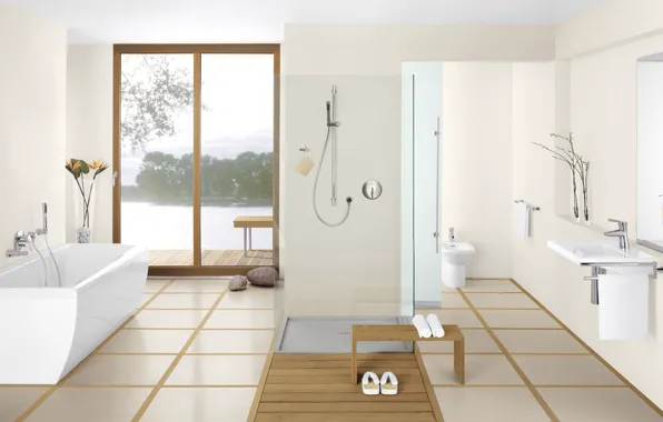 Picture design, style, room, interior, bathroom