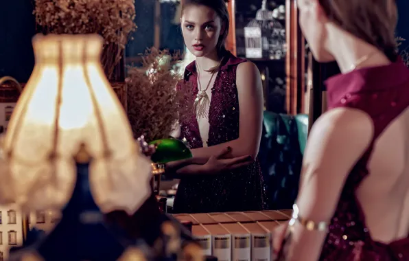 Picture style, reflection, model, mirror
