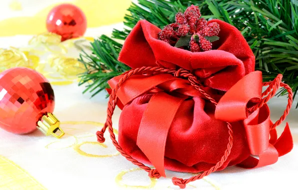 Decoration, tree, new year, branch, gifts, new year, merry christmas, Christmas toys