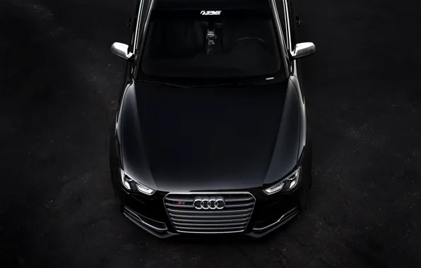 Picture Audi, Audi, black, before, black, front