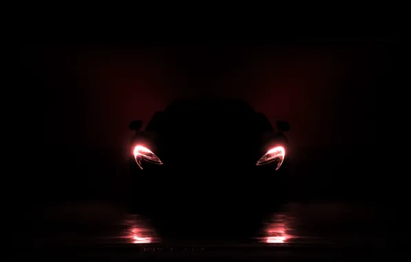 Concept, McLaren, Auto, Machine, The concept, Light, Lights, Coupe
