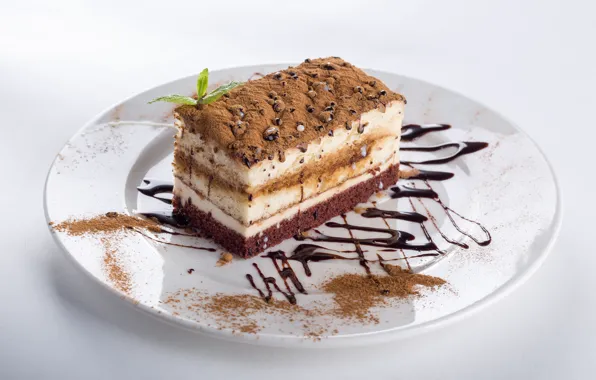 Chocolate, cake, cream, sweet, souffle